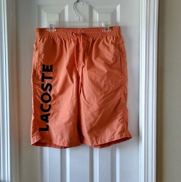 lacoste swim trunks